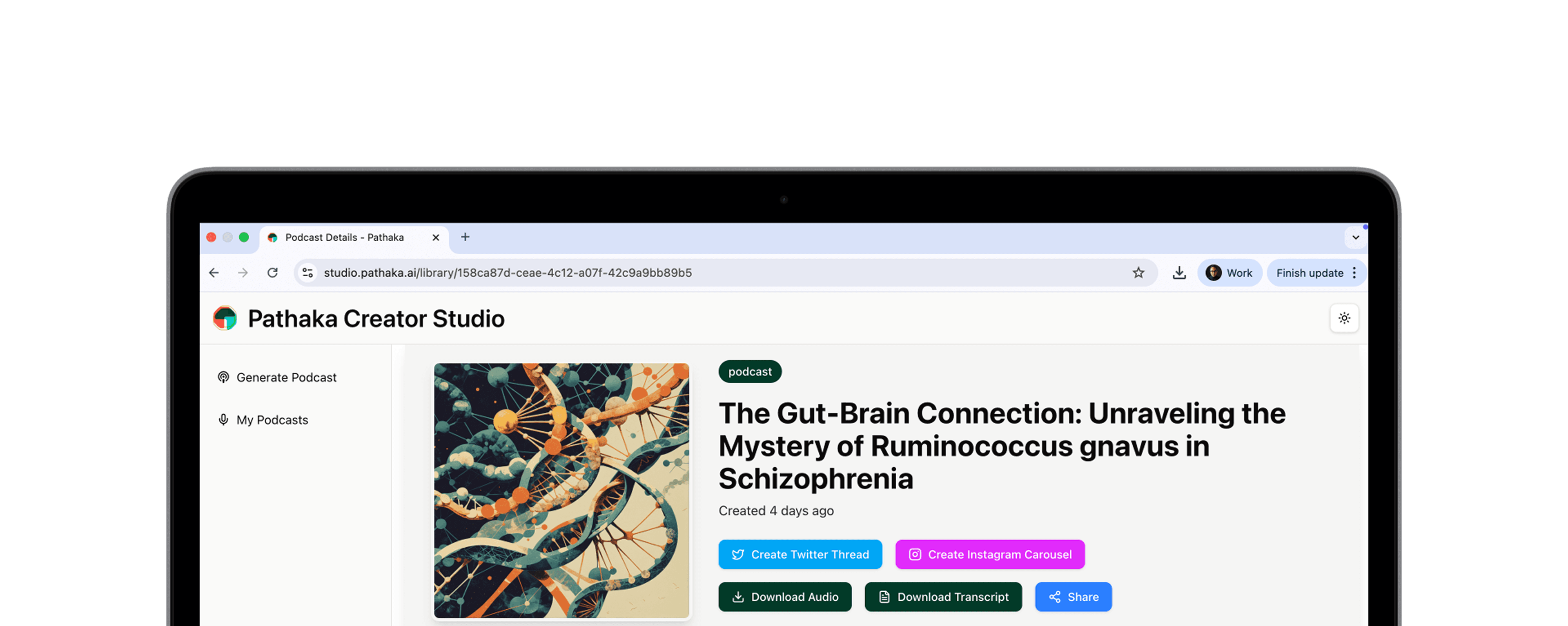 Pathaka Creator Studio Interface